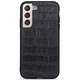 Шкіряний чохол UniCase Croco Skin для Samsung Galaxy S22 - Black - зображення 1