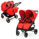 Прогулочная коляска для двойни Valco Baby Snap Duo Fire Red - изображение 2