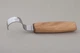 Ложкорез BeaverCraft SK2 крюкообразный нож для вырезания углублений 30 мм. - изображение 3