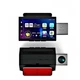 Відеореєстратор 3" 4G Sim GPS WIFI Android Bluetooth Hand Free Full HD DVR K11 Plus з камерою заднього виду - изображение 4