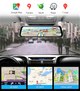 Відеореєстратор дзеркало 10" сенсор Full HD 4G SIM Android GPS Wi-Fi Bluetooth FM-трансмітер з камерою заднього огляду AMR-810 - изображение 4