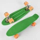 Скейт Пенні борд 1705 Best Board, колеса PU зі світлом, Зелений - зображення 1
