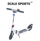 Двухколесный самокат Scale Sports SS-07 Белый (USA) LED-фонарик - зображення 8