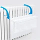 Сушилка для одежды на батарею Fold Clothes Shelf навесная съемная Голубая - изображение 3