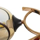 Люстра на 3 плафони чорна із золотим LK-700S/3 E27 BK+FG Brille 24-527 - зображення 2