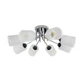 Современная люстра на 8 лампочек LK-724S/8 E27 BK/CH Brille 24-586 - изображение 1