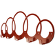 Вешалка настенная Glozis Rings H-071 50 х 17см - изображение 3