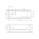 Ванна акриловая AM.PM Gem 150х70 (W90A-150-070W-A) - изображение 9