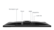 Монитор Lenovo 29" E29w-20 (62CEGAT3UA) IPS Black; 2560x1080, 4 мс, 300 кд/м2, HDMI, DisplayPort, динамики 2х3 Вт - изображение 6