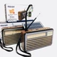 Аккумуляторный / Сетевой Радиоприемник в стиле ретро с солнечной панелью Bluetooth Meier MD-521BTS Black - изображение 2