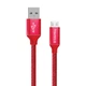 Дата кабель USB 2.0 AM to Micro 5P 2.0m red ColorWay (CW-CBUM009-RD) - зображення 1