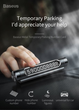 Автомобильная парковочная табличка Baseus Metal Temporary Parking Number Card (ACNUM-01) Black [59297] - изображение 4