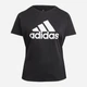 Футболка женская Adidas W Inc Bl T GS1378 1X Черная (4064055447452) - изображение 5