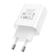 Адаптер сетевой BOROFONE BA57A Easy Speed Type-C, 20W, 3A, белый - изображение 4