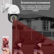 Беспроводная PTZ поворотная IP камера WiFi Tuya C18A 2K 3 Мп (7985) - изображение 6