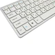 Беспроводная клавиатура с мышкой KEYBOARD 901 Белая оптическая плоская для игр компьютера ПК ноутбука с USB ресивером - изображение 5