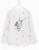Футболка Zara Girls размер 164, 13-14 лет белая 20-00291 - изображение 1