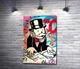 Картина Діджей Монополі (DJ Monopoly) 40x60 см Модуль №1 (000333) - зображення 1