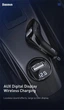 Автомобильный FM-трансмиттер (FM-модулятор) Baseus Streamer F40 AUX Bluetooth 5.0 MP3 c функцией зарядного устройства Dua l-USB 3А (CCF40-01) - изображение 7