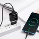 Зарядний пристрій Borofone BA36A USB QC Type-C чорний - зображення 2