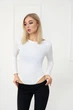Женский трикотажный боди Fashion Girl "Рубчик" 48 белый - изображение 1