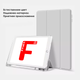 Силіконовий чохол Fruct Protect Plus для iPad 9.7 (2017-2018) Протиударний З тримачем для стилуса Сірий - зображення 2