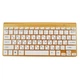 Беспроводная клавиатура и оптическая мышь комплект KeyBoard 908 Золотая для компьютера тихая с низкопрофильными клавишами USB 2,4 ГГц (44958) - изображение 7