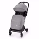 Прогулочная коляска Kinderkraft INDY Grey 5-точечные ремни безопасности с 2-мя высотами крепления! Легкая алюминиевая конструкция - всего 6 кг! Есть дождевик и чехол для ног! - зображення 3