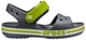 Сандалии Crocs Kids Bayaband Sandal c9 26 16см Серый салатовый - изображение 4