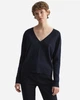 Pulower damski GANT Light Cotton V Neck 4801516 L Niebieski (7325705657568) - obraz 1