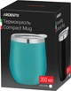 Термочашка ARDESTO Compact Mug 350 мл Блакитна (AR2635MMS) - зображення 2