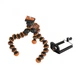 Гибкий штатив, трипод для телефона, камеры, фотоаппарата Alitek Flexible S Orange/Black + держатель (621010) - изображение 1