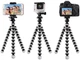 Мини-штатив осьминог гибкий для телефона, камеры, GoPro, фотоаппарата Flexible Small White/Black (62095) - изображение 7