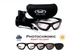 Фотохромные самозатемняющиеся мотоочки Global Vision Shorty 24 clear photochromic затемняются от прозрачного до серого - изображение 1