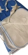Простынь 150х120 см с подогревом Electric Blanket синяя с белым - изображение 3