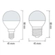 Лампа светодиодная Horoz Electric ELITE-10 10W Е14 3000K 001-005-0010-020 - изображение 2