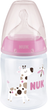 Пляшечка NUK First Choice Plus Жираф 150 мл Рожева (4008600418184)(4008600360032) - зображення 1
