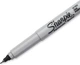 Маркеры перманентные лайнеры Sharpie Permanent Markers, Ultra Fine Point Черный 12 шт. (‎37001) - изображение 4