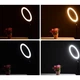 Кольцевая лампа для селфи CXB-360 36 см 3 держателя Ring Fill Light - изображение 5
