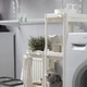 Этажерка узкая 4-х ярусная яруса MBM HOME FH-22/4 WHITE пластиковая Белая (FH-22/4 WHITE) - изображение 4