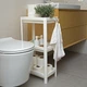 Этажерка 3-х ярусная MBM HOME FH-22/3 WHITE пластиковая Белая (FH-22/3 WHITE) - изображение 3