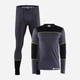 Комплект мужского термобелья Craft Baselayer Set Man 1905332-999975 XS Black DK Grey Melange (7318572958012) - изображение 1