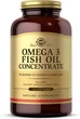 Рыбий жир Omega-3 Fish Oil Concetrate Solgar концентрат 240 капсул (SOL229) - изображение 1