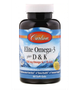 Омега 3 + витамины D3+К Elite Omega 3+D&K Carlson Labs 60 капсул (CAR121) - изображение 2