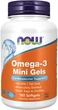 Риб'ячий жир Omega-3 Mini Gels Now Foods 500 мг 180 капсул (NF517) - изображение 2