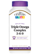 Омега 3 6 9 Triple Omega Complex 3-6-9 21st Century 90 капсул (С21024) - изображение 2
