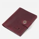 Портмоне кожаное Shvigel leather-16499 Бордовое - изображение 1