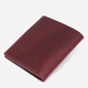 Портмоне кожаное Shvigel leather-16499 Бордовое - изображение 2