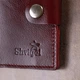 Портмоне шкіряне Shvigel leather-16505 Бордовий - зображення 6
