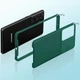 Карбонова накладка Nillkin Camshield (шторка на камеру) для Samsung Galaxy S21 Ultra Зелений / Dark Green - зображення 1
